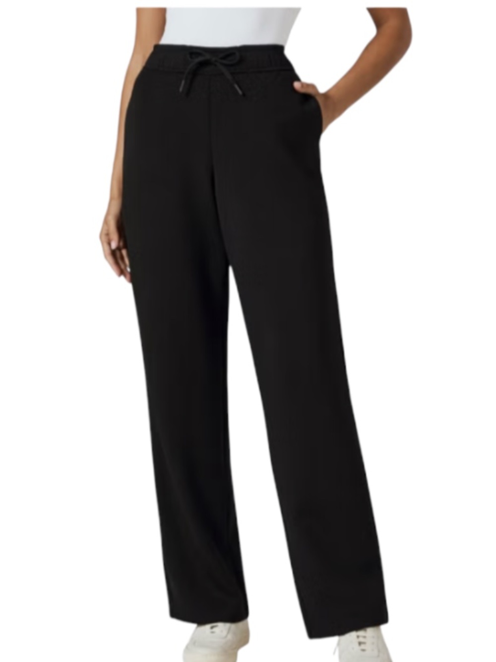 Infinity Linearflex Womens Black Straight Leg Pant Medium